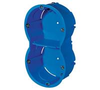 boite cloison sèche - schneider multifix - 2 postes - profondeur 50 mm - diamètre 67 mm - vertical