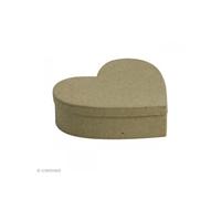 Boîte coeur 12,5 x 11,5 cm à décorer