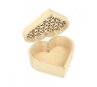 Boîte Coeur 16x14x7 Cm Bois