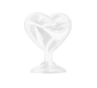 Boite Coeur En Plastique Sur Pied 7 X 5 X 3 Cm - Megacrea Diy