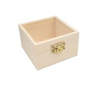 Boite Coffret En Bois 8 X 8 X 5 Cm