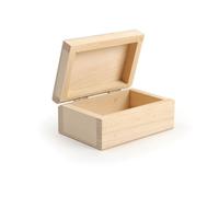 Boite coffret en bois - Bijoux 165x110x75mm