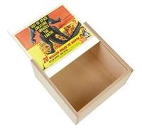 Boite Coffret en Bois - Fabulous - 20 Million Miles to Earth Cinéma Vintage (11 x 11 x 3,5 cm) Multicolore
