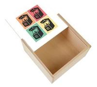 Boite Coffret en Bois - Fabulous - Arcade Pop Art (11 x 11 x 3,5 cm) Multicolore G