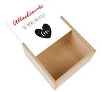 Boite Coffret en Bois - Fabulous - Attachiante de Mere en Fille Humour Drole (11 x 11 x 3,5 cm) Multicolore G