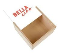 Boite Coffret en Bois - Fabulous - Bella Ciao (11 x 11 x 3,5 cm) Multicolore G