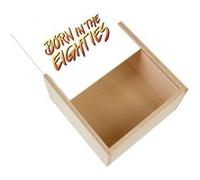 Boite Coffret en Bois - Fabulous - Born in the Eighties Street Fighter (11 x 11 x 3,5 cm) Multicolore