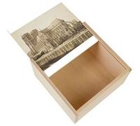 Boite Coffret en Bois - Fabulous - Cathedrale Notre Dame De Paris 1860 (11 x 11 x 3,5 cm) Multicolore G