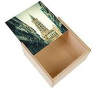 Boite Coffret en Bois - Fabulous - Cathedrale Saint-Sernin Toulouse (11 x 11 x 3,5 cm) Multicolore G