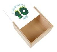 Boite Coffret en Bois - Fabulous - Ce Dinosaure À 10 Ans (11 x 11 x 3,5 cm) Multicolore G
