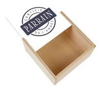 Boite Coffret en Bois - Fabulous - Certifié Parrain de l'Année 2 (11 x 11 x 3,5 cm) Multicolore