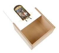 Boite Coffret en Bois - Fabulous - C'est La F*ckn Vie (11 x 11 x 3,5 cm) Multicolore