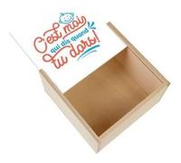 Boite Coffret en Bois - Fabulous - C'est Moi Qui Dis Quand tu Dors ! (11 x 11 x 3,5 cm) Multicolore G