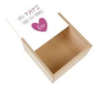 Boite Coffret en Bois - Fabulous - Chez Papi Tout Est Permis Love (11 x 11 x 3,5 cm) Multicolore G