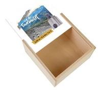 Boite Coffret en Bois - Fabulous - Col du Tourmalet Collage (11 x 11 x 3,5 cm) Multicolore G
