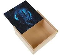 Boite Coffret en Bois - Fabulous - Dentelles du Cygne Supernova (11 x 11 x 3,5 cm) Multicolore G