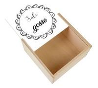 Boite Coffret en Bois - Fabulous - Dessin Sale Gosse (11 x 11 x 3,5 cm) Multicolore G
