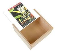 Boite Coffret en Bois - Fabulous - Earth vs the Flying Saucers Cinéma Vintage 1 (11 x 11 x 3,5 cm) Multicolore