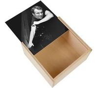 Boite Coffret en Bois - Fabulous - Emmanuel Macron Dab Noir et Blanc (11 x 11 x 3,5 cm) Multicolore