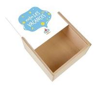 Boite Coffret en Bois - Fabulous - Enfin Les Vacances (11 x 11 x 3,5 cm) Multicolore G