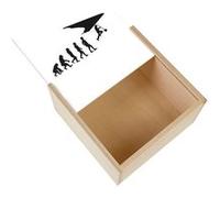 Boite Coffret en Bois - Fabulous - Evolution Deltaplane (11 x 11 x 3,5 cm) Multicolore G