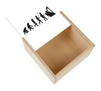 Boite Coffret en Bois - Fabulous - Evolution Harpe (11 x 11 x 3,5 cm) Multicolore G