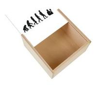 Boite Coffret en Bois - Fabulous - Evolution Lecture (11 x 11 x 3,5 cm) Multicolore G
