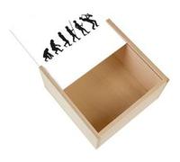 Boite Coffret en Bois - Fabulous - Evolution Saxophone (11 x 11 x 3,5 cm) Multicolore G