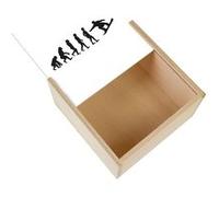 Boite Coffret en Bois - Fabulous - Evolution Snowboard (11 x 11 x 3,5 cm) Multicolore G