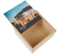 Boite Coffret en Bois - Fabulous - Forum de Trajan Via dei Fori Imperiali Rome (11 x 11 x 3,5 cm) Multicolore G
