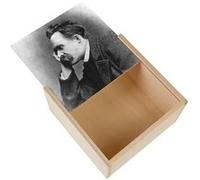 Boite Coffret en Bois - Fabulous - Friedrich Nietzsche Philosophe (11 x 11 x 3,5 cm) Multicolore G