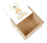 Boite Coffret en Bois - Fabulous - Futur Guru (11 x 11 x 3,5 cm) Multicolore G