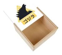 Boite Coffret en Bois - Fabulous - Godzilla (11 x 11 x 3,5 cm) Multicolore G