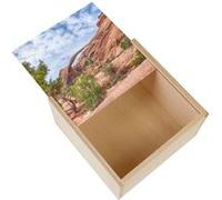 Boite Coffret en Bois - Fabulous - Grande Arche Parc National des Arches (11 x 11 x 3,5 cm) Multicolore G