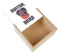 Boite Coffret en Bois - Fabulous - Guitar Hero (11 x 11 x 3,5 cm) Multicolore G