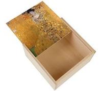 Boite Coffret en Bois - Fabulous - Gustav Klimt Portrait d'Adèle Bloch Bauer (11 x 11 x 3,5 cm) Multicolore G