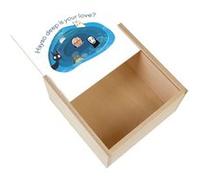 Boite Coffret en Bois - Fabulous - Hayao Deep is your Love ? (11 x 11 x 3,5 cm) Multicolore