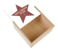 Boite Coffret en Bois - Fabulous - Hollywood Star (11 x 11 x 3,5 cm) Multicolore G