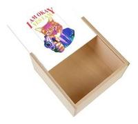 Boite Coffret en Bois - Fabulous - I am Okay Yes I Am Chat (11 x 11 x 3,5 cm) Multicolore