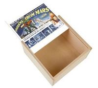 Boite Coffret en Bois - Fabulous - Invaders From Mars Cinéma Vintage (11 x 11 x 3,5 cm) Multicolore G