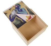 Boite Coffret en Bois - Fabulous - Jaarbeurs Utrecht Affiche Vintage 1920 (11 x 11 x 3,5 cm) Multicolore G