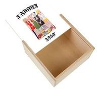 Boite Coffret en Bois - Fabulous - J'Adore 1960 Vintage Années 60 (11 x 11 x 3,5 cm) Multicolore G