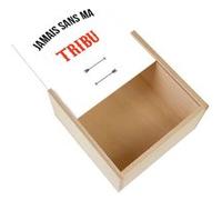 Boite Coffret en Bois - Fabulous - Jamais Sans Ma Tribu Fleche (11 x 11 x 3,5 cm) Multicolore