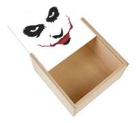 Boite Coffret en Bois - Fabulous - Joker Batman (11 x 11 x 3,5 cm) Multicolore