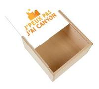 Boite Coffret en Bois - Fabulous - J'peux pas j'ai Canyon (11 x 11 x 3,5 cm) Multicolore G