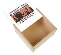 Boite Coffret en Bois - Fabulous - J'peux Pas J'ai Manga Alphonse Full Metal (11 x 11 x 3,5 cm) Multicolore G