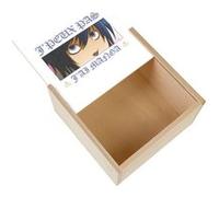 Boite Coffret en Bois - Fabulous - J'peux Pas J'ai Manga L Death Note (11 x 11 x 3,5 cm) Multicolore