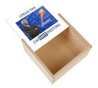 Boite Coffret en Bois - Fabulous - J'peux pas j'ai Shitposting (11 x 11 x 3,5 cm) Multicolore G