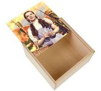 Boite Coffret en Bois - Fabulous - Judy Garland Actrice 1 (11 x 11 x 3,5 cm) Multicolore