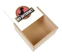 Boite Coffret en Bois - Fabulous - Jurassic park - Google Game (11 x 11 x 3,5 cm) Multicolore G
